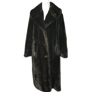 VTG Lykafur Priscilla Modes Fur Coat Tissavel Brown Made in Scotland *FLAWED